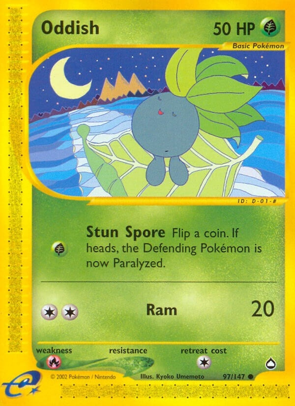 Image for Oddish (097/147) (Aquapolis) - Pokemon