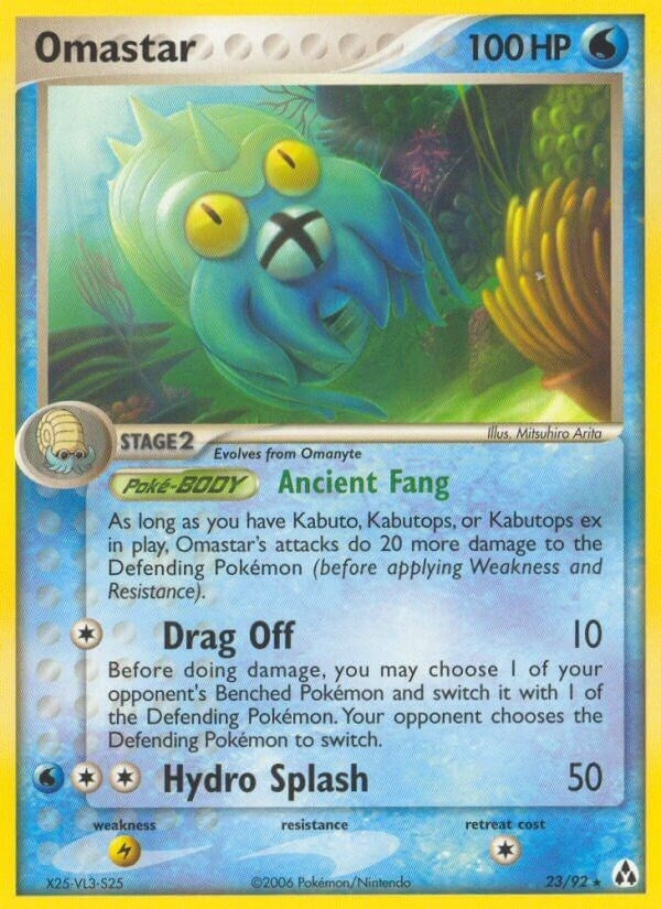 Image for Omastar (23/92) (Legend Maker) - Pokemon