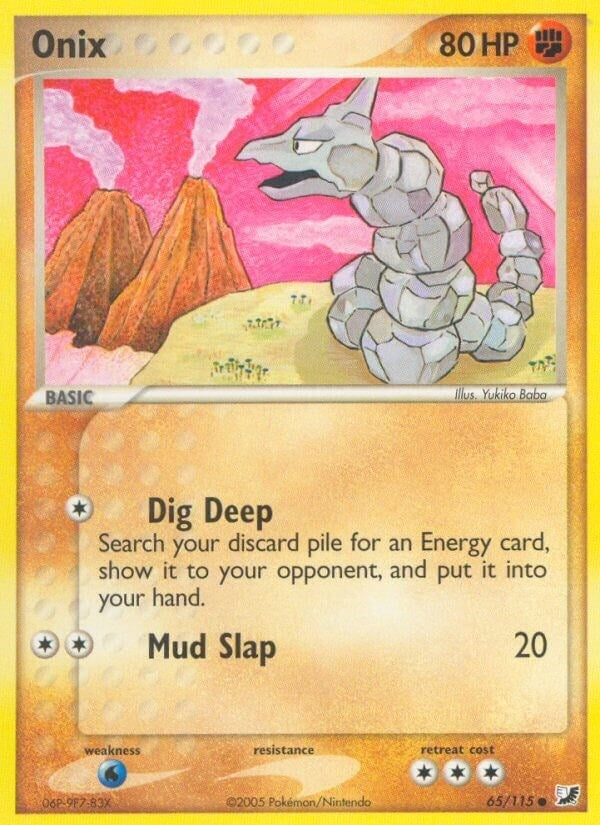 Image for Onix (65/115) (Unseen Forces) - Pokemon