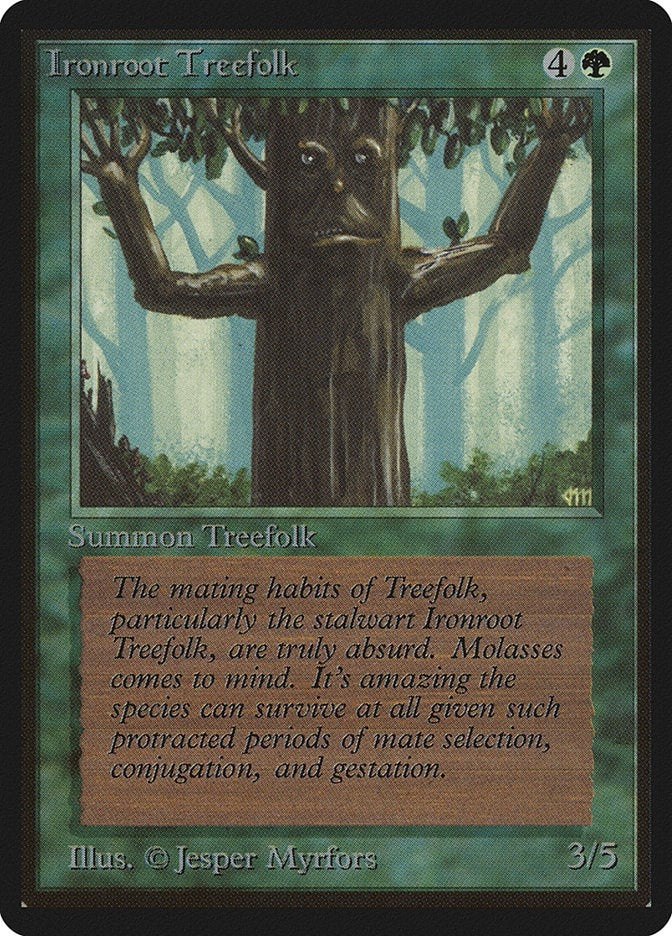 Ironroot Treefolk [LEB] - MTG Single