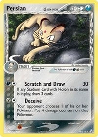 Image for Persian (Delta Species) (48/110) (Holon Phantoms) - Pokemon