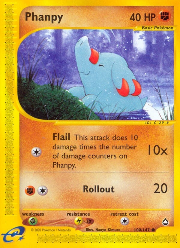 Image for Phanpy (100/147) (Aquapolis) - Pokemon