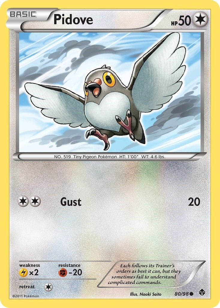 Image for Pidove (80/98) (Emerging Powers) - Pokemon