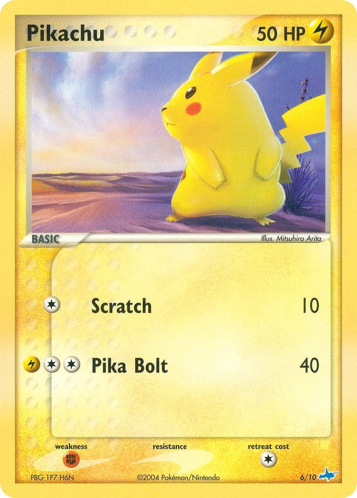 Image for Pikachu (6/10) (EX Trainer Kit 1: Latias & Latios) - Pokemon