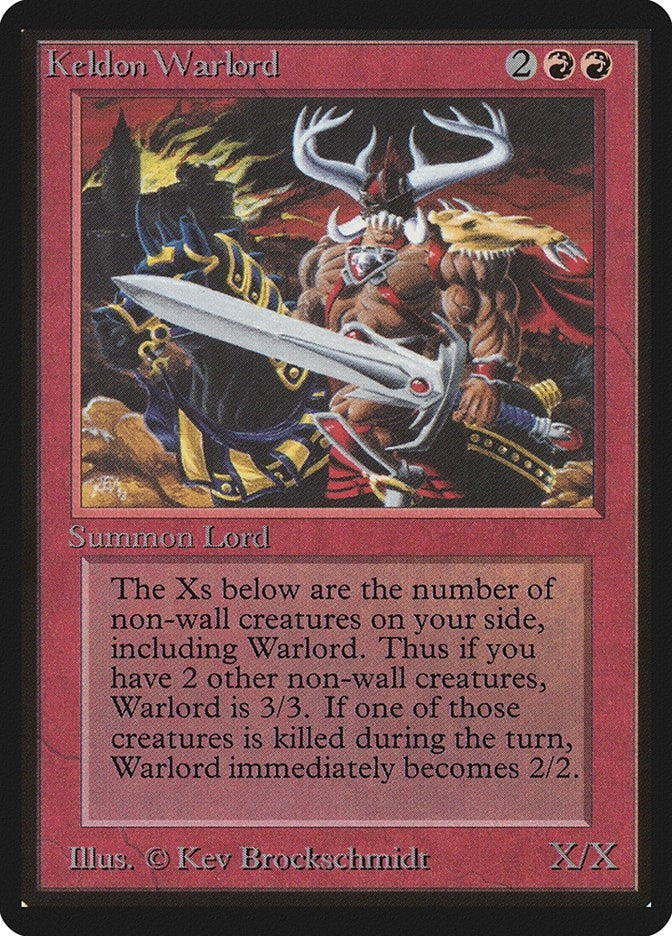 Keldon Warlord [LEB] - MTG Single