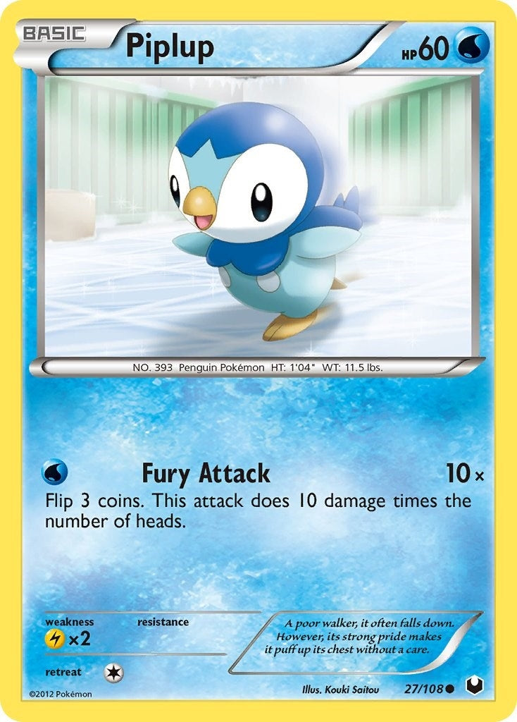 Image for Piplup (27/108) (Dark Explorers) - Pokemon