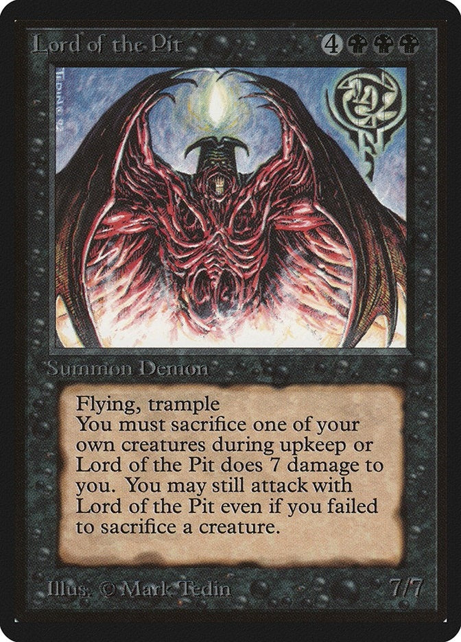 Lord of the Pit [LEB] - MTG Single