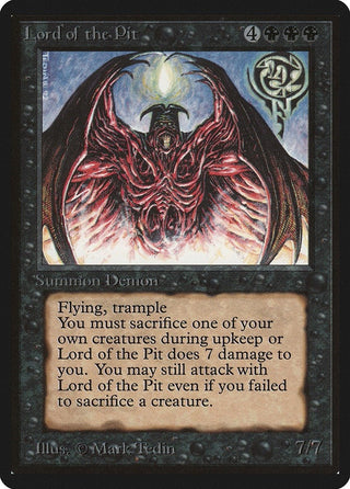 Lord of the Pit [LEB] - MTG Single