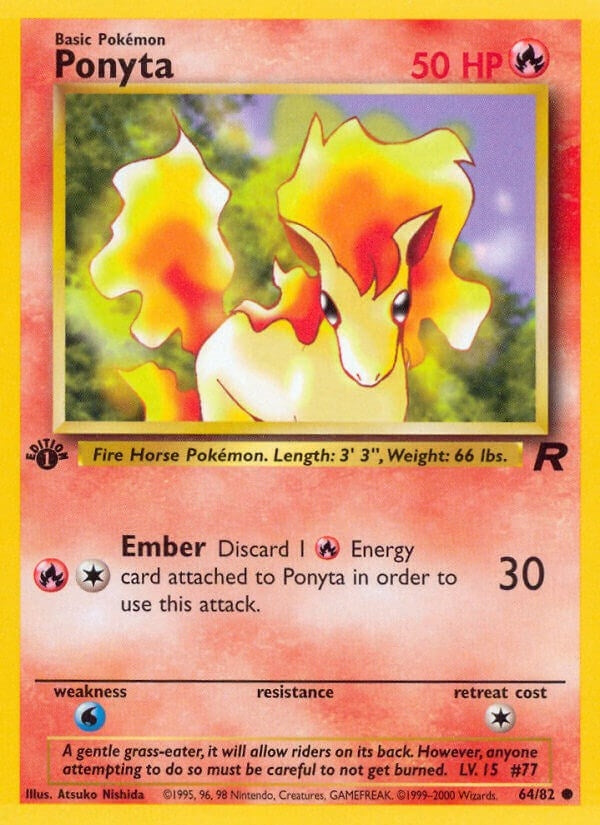 Image for Ponyta (64/82) (Team Rocket) - Pokemon