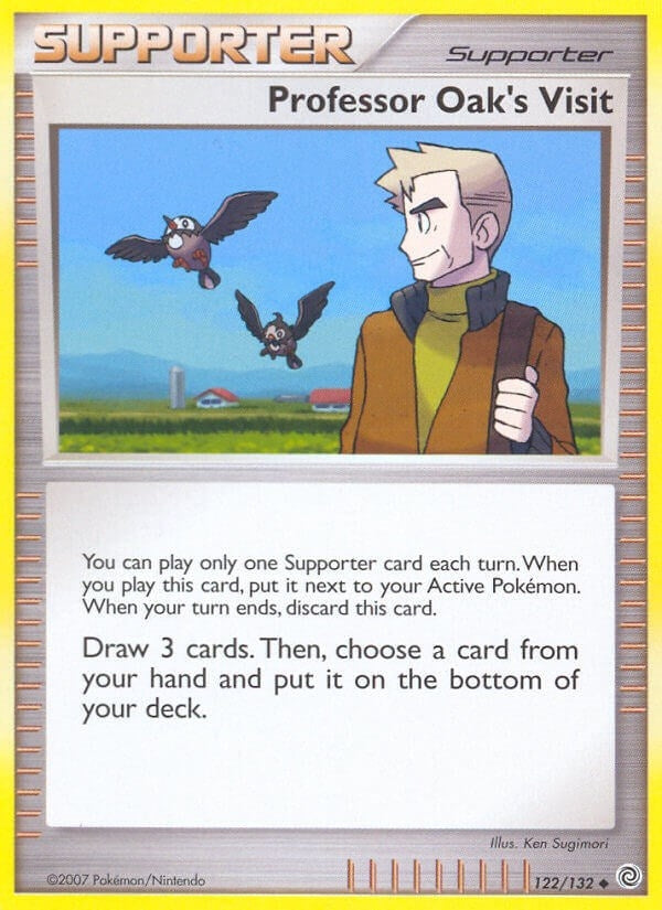 Image for Professor Oak's Visit (122/132) (Secret Wonders) - Pokemon