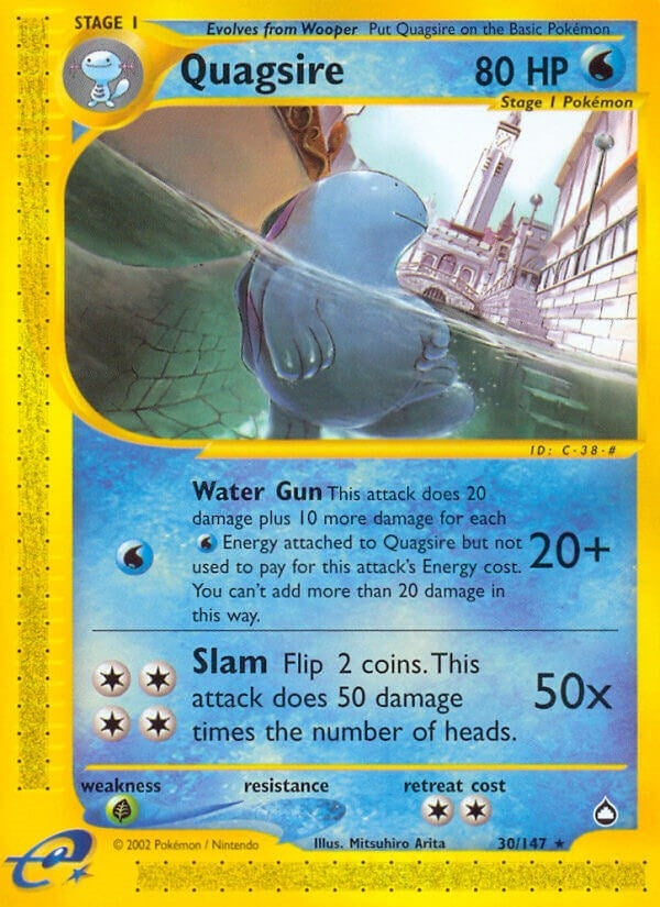 Image for Quagsire (030/147) (Aquapolis) - Pokemon