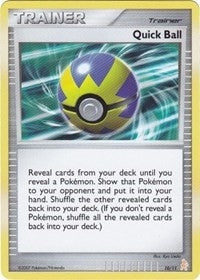 Image for Quick Ball (10/11) (DP Trainer Kit: Manaphy & Lucario) - Pokemon
