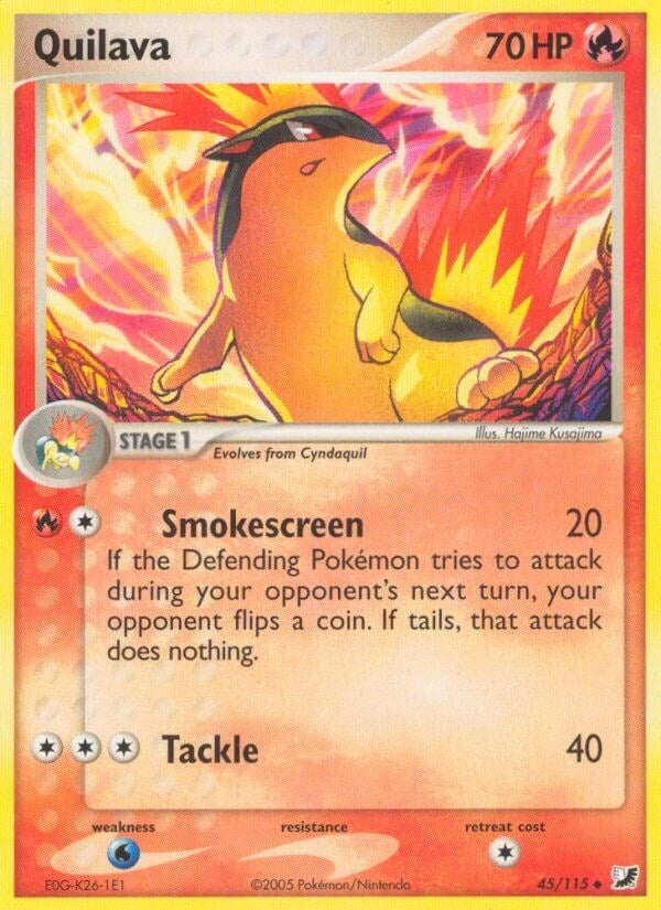 Image for Quilava (45/115) (Unseen Forces) - Pokemon