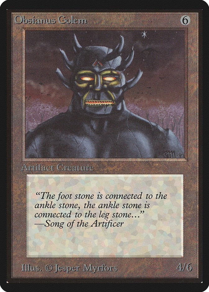 Obsianus Golem [LEB] - MTG Single