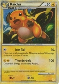 Image for Raichu (#30 Holo) (30/30) (HGSS Trainer Kit: Gyarados & Raichu) - Pokemon