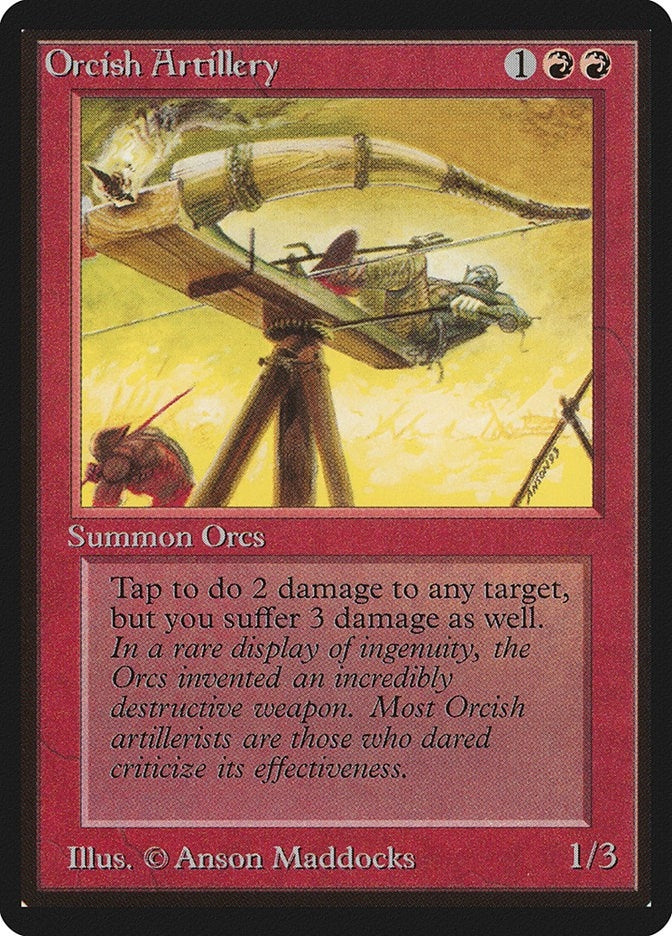 Orcish Artillery [LEB] - MTG Single