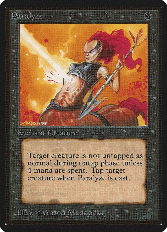 Paralyze [LEB] - MTG Single
