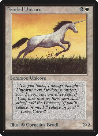Pearled Unicorn [LEB] - MTG Single