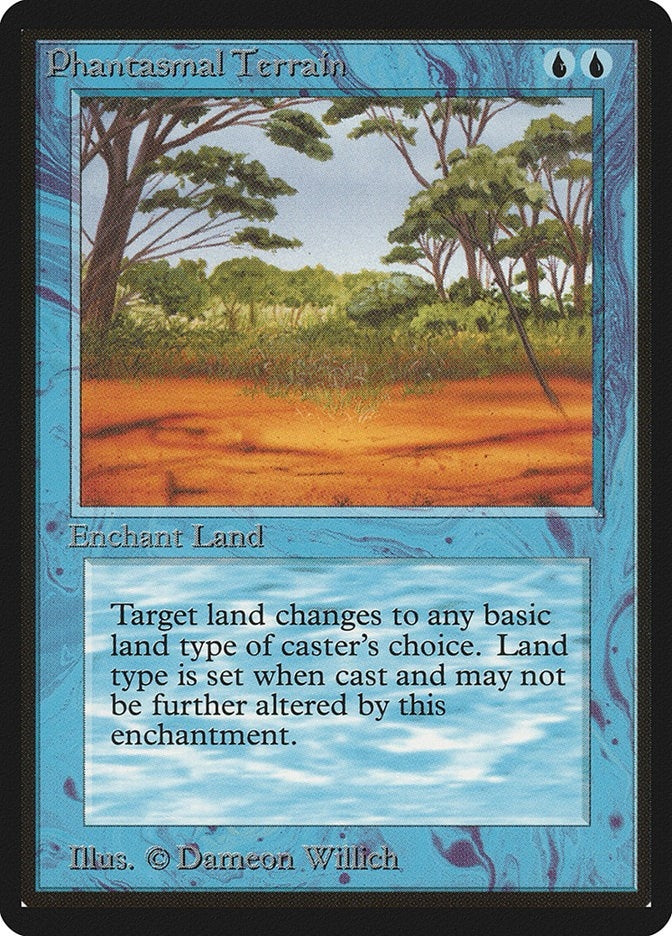 Phantasmal Terrain [LEB] - MTG Single