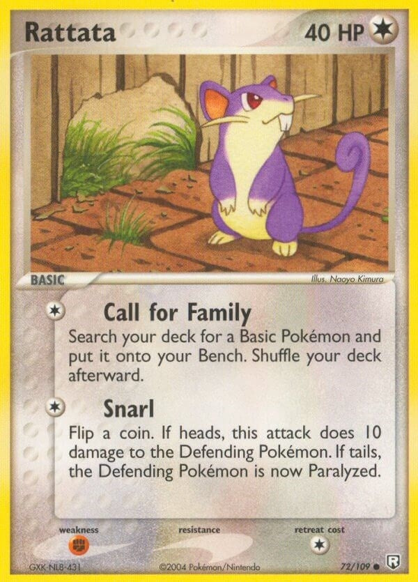 Image for Rattata (72/109) (Team Rocket Returns) - Pokemon