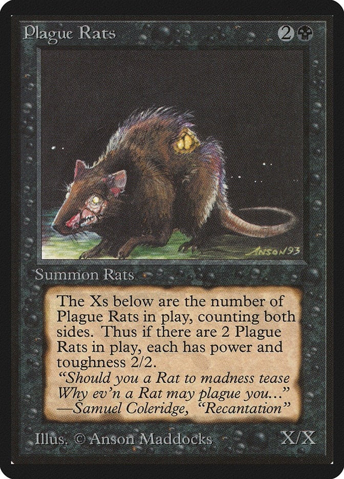 Plague Rats [LEB] - MTG Single