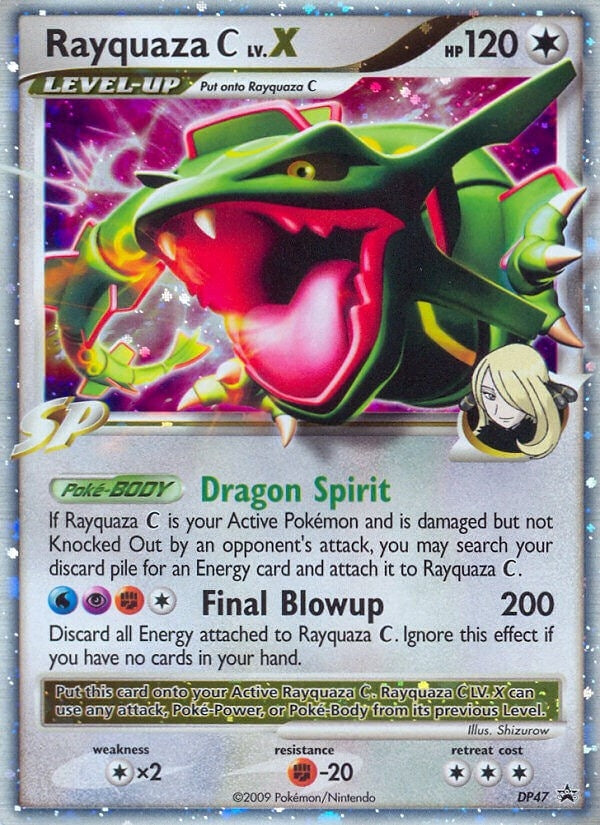 Image for Rayquaza C LV.X - DP47 (DP47) (Diamond and Pearl Promos) - Pokemon