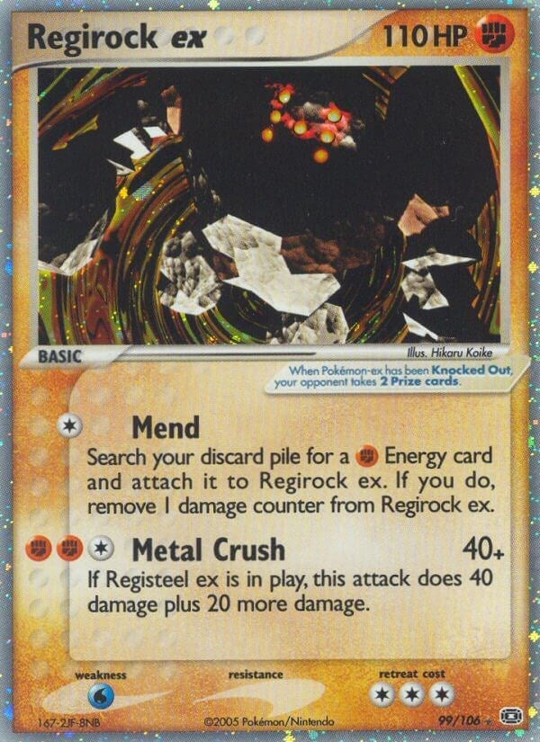 Image for Regirock ex (99/106) (Emerald) - Pokemon