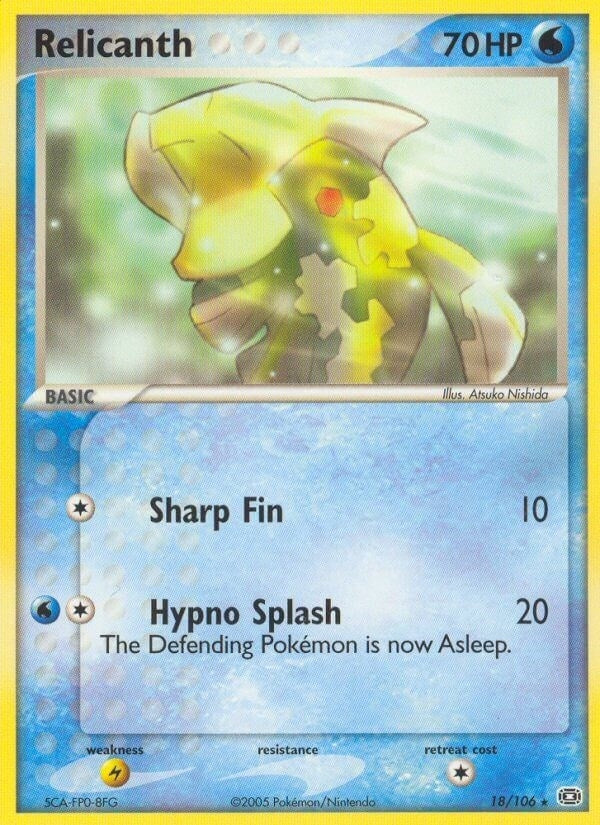 Image for Relicanth (18/106) (Emerald) - Pokemon