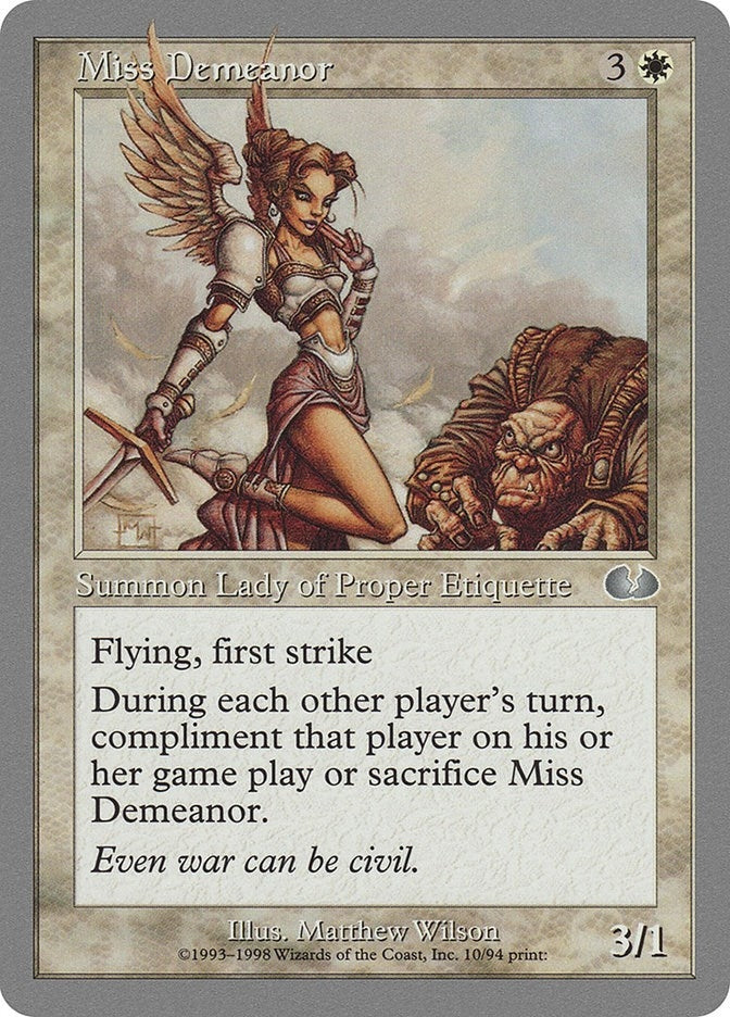 Miss Demeanor (10) [UGL] - MTG Single