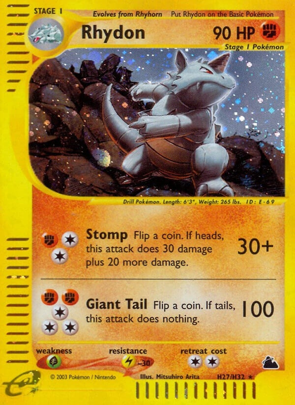 Image for Rhydon (H27) (H27/H32) (Skyridge) - Pokemon