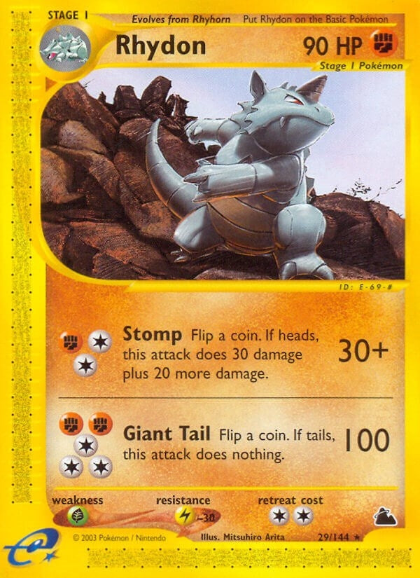 Image for Rhydon (29) (029/144) (Skyridge) - Pokemon