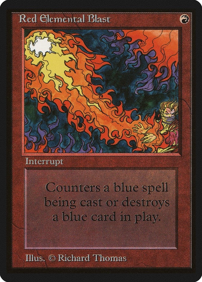 Red Elemental Blast [LEB] - MTG Single