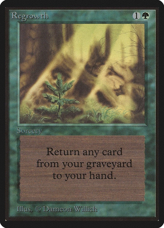 Regrowth [LEB] - MTG Single
