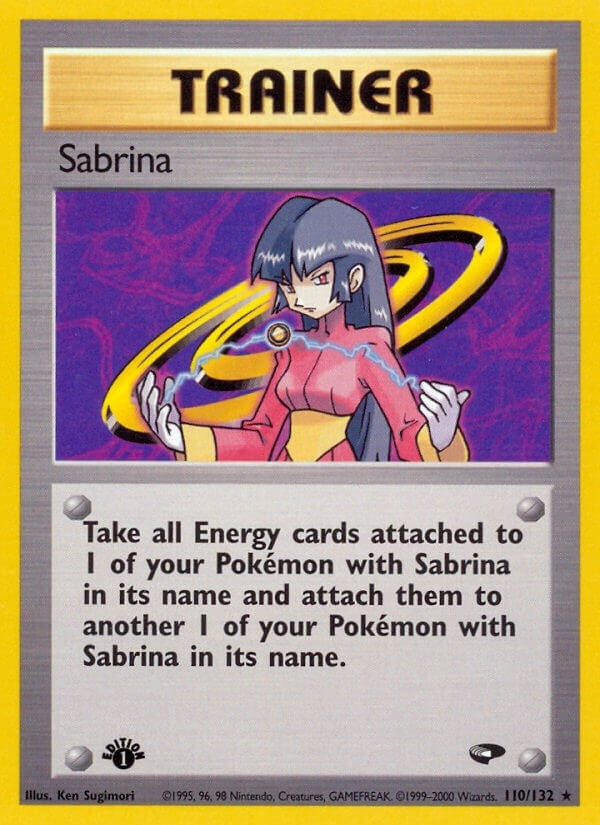 Image for Sabrina (110) (110/132) (Gym Challenge) - Pokemon