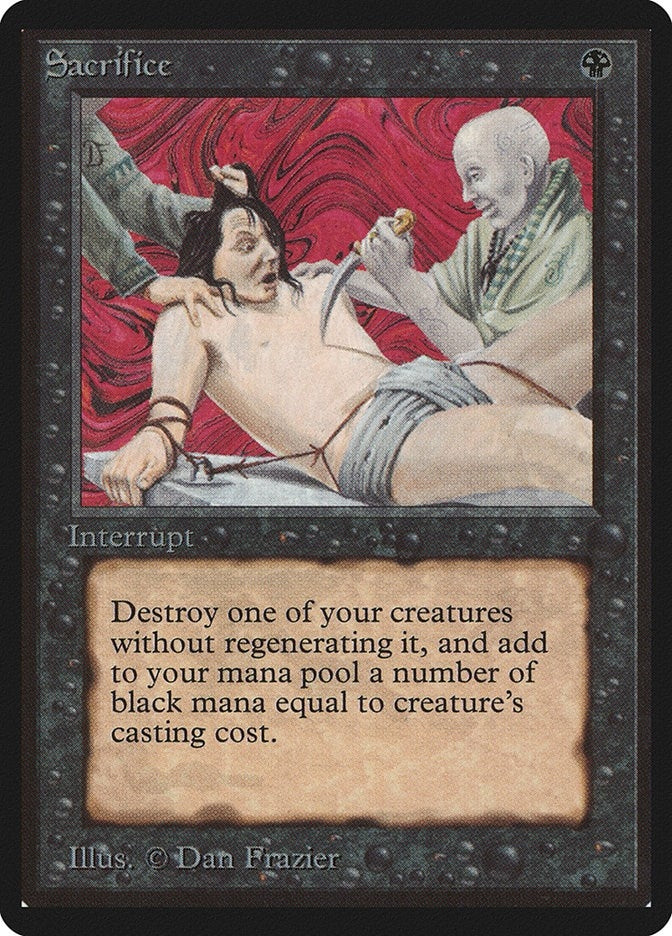 Sacrifice [LEB] - MTG Single