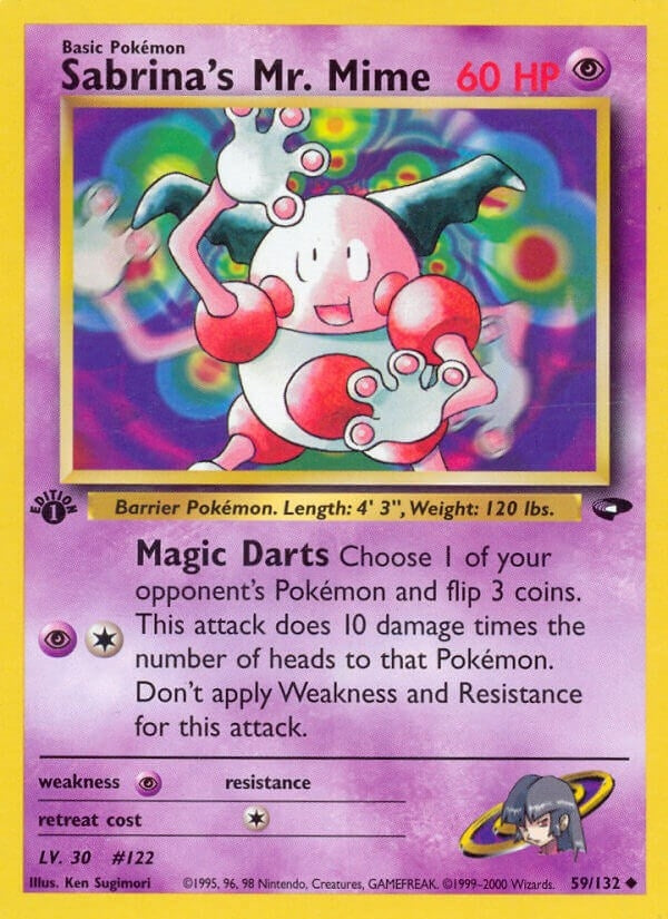 Image for Sabrina's Mr. Mime (059/132) (Gym Challenge) - Pokemon