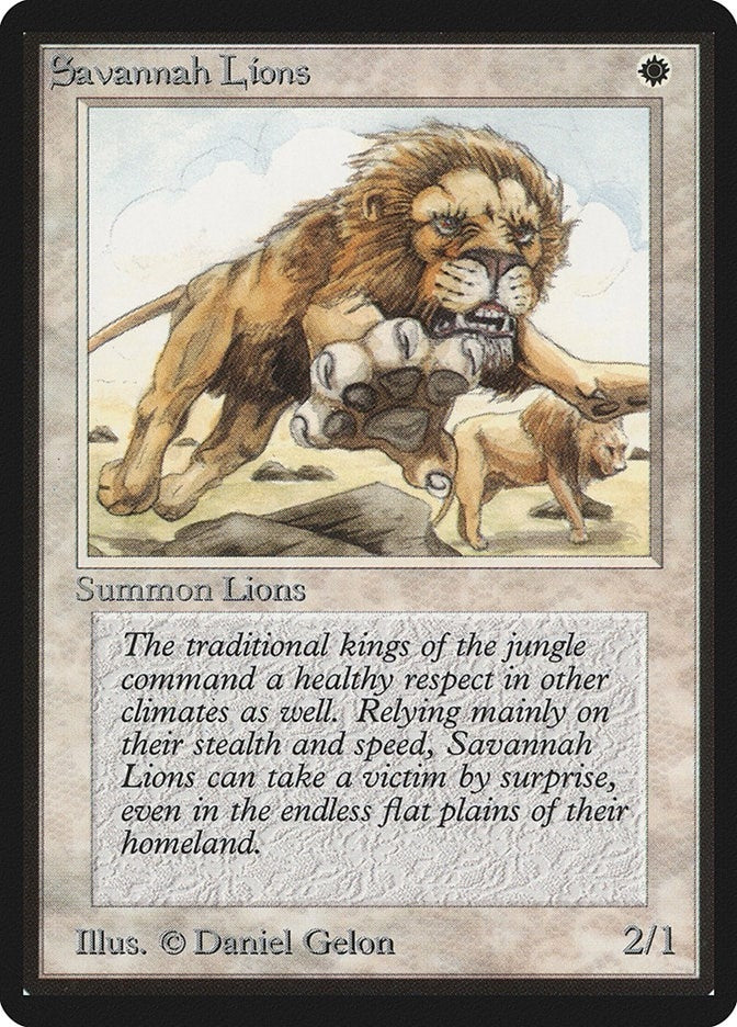 Savannah Lions [LEB] - MTG Single