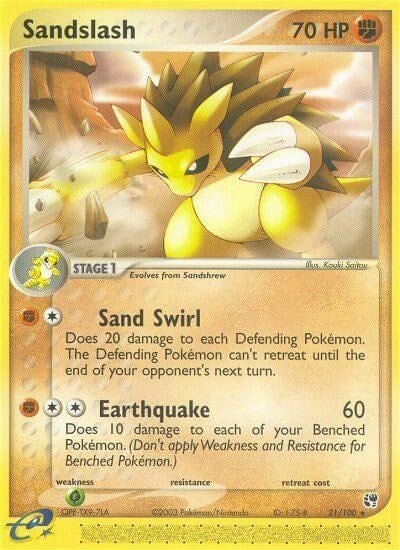 Image for Sandslash (21/100) (Sandstorm) - Pokemon