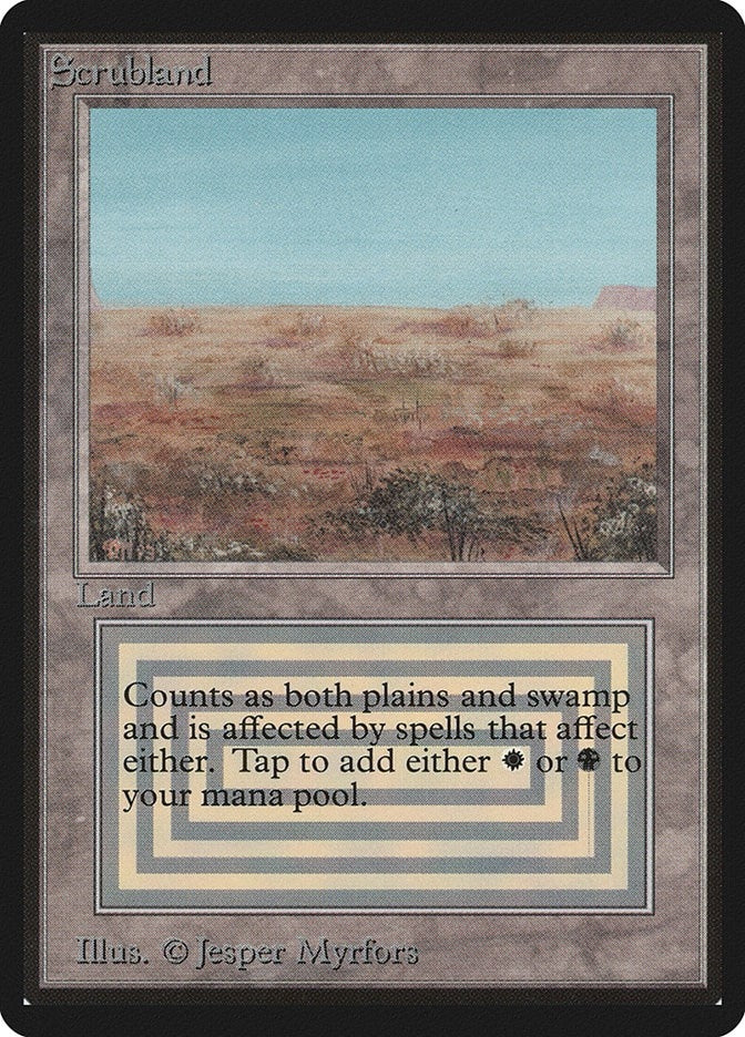 Scrubland [LEB] - MTG Single