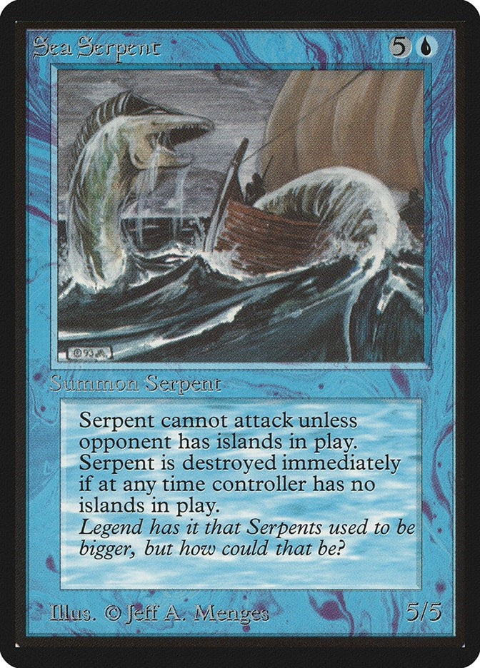 Sea Serpent [LEB] - MTG Single