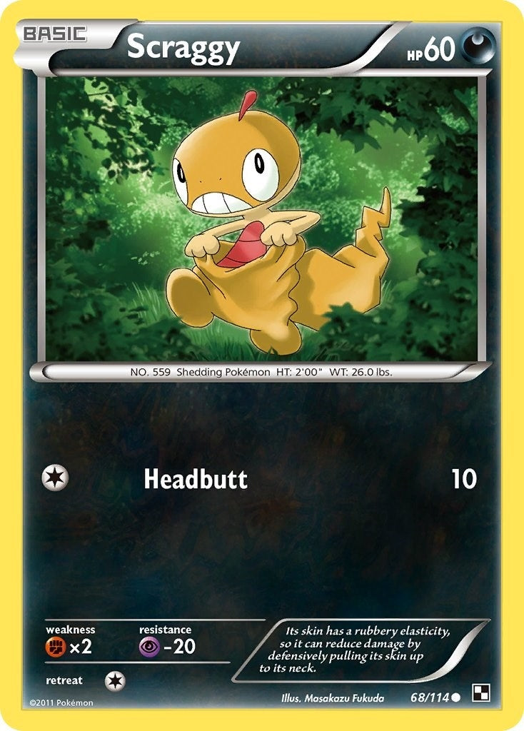 Image for Scraggy (68/114) (Black and White) - Pokemon