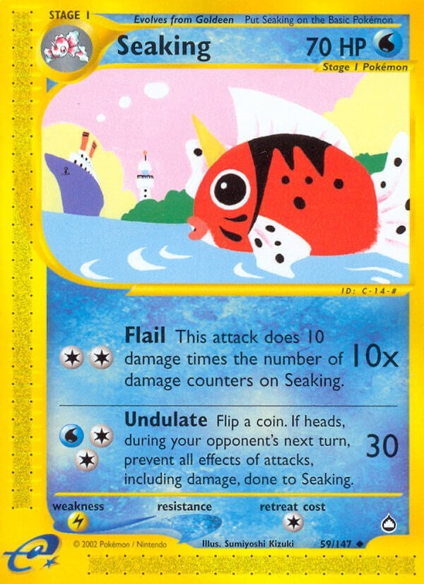 Image for Seaking (059/147) (Aquapolis) - Pokemon