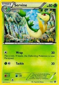 Image for Servine (001/012) (McDonald's Promos 2012) - Pokemon