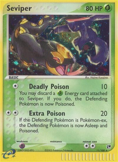 Image for Seviper (11/100) (Sandstorm) - Pokemon