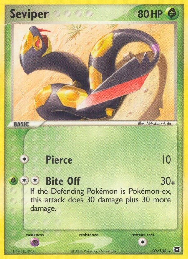 Image for Seviper (20/106) (Emerald) - Pokemon