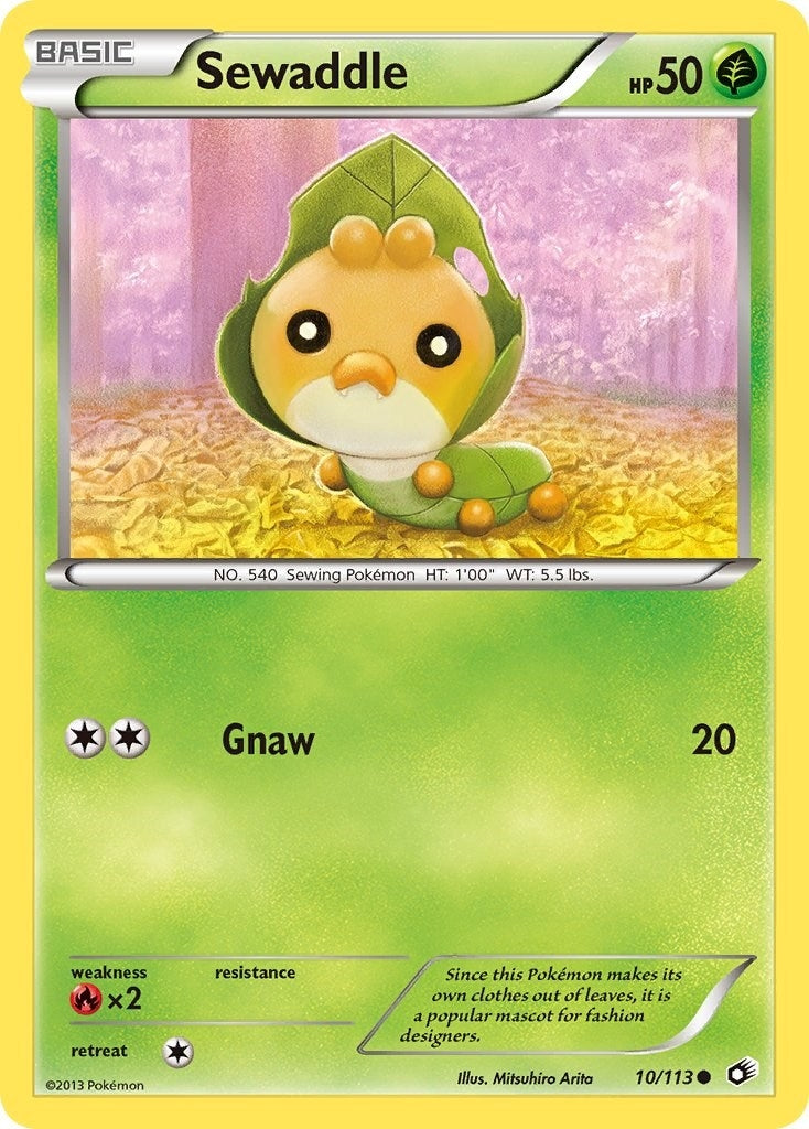 Image for Sewaddle (10) (10/113) (Legendary Treasures) - Pokemon