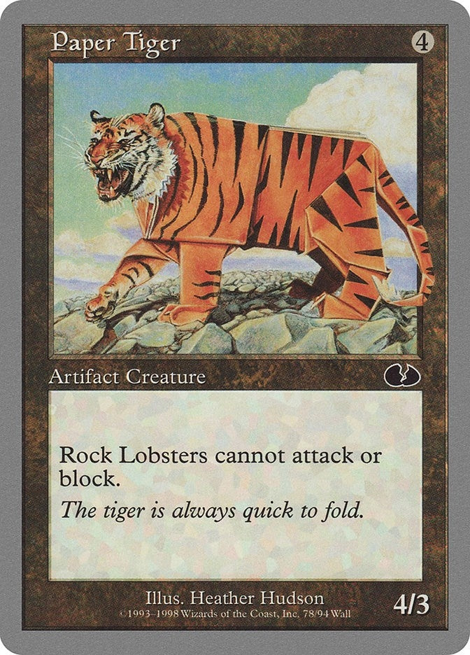 Paper Tiger (78) [UGL] - MTG Single