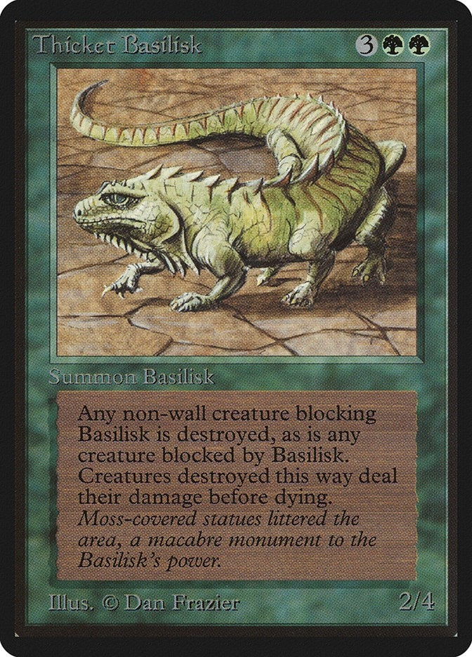Thicket Basilisk [LEB] - MTG Single