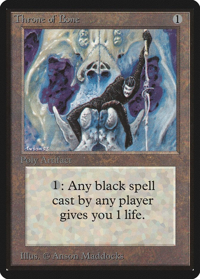 Throne of Bone [LEB] - MTG Single