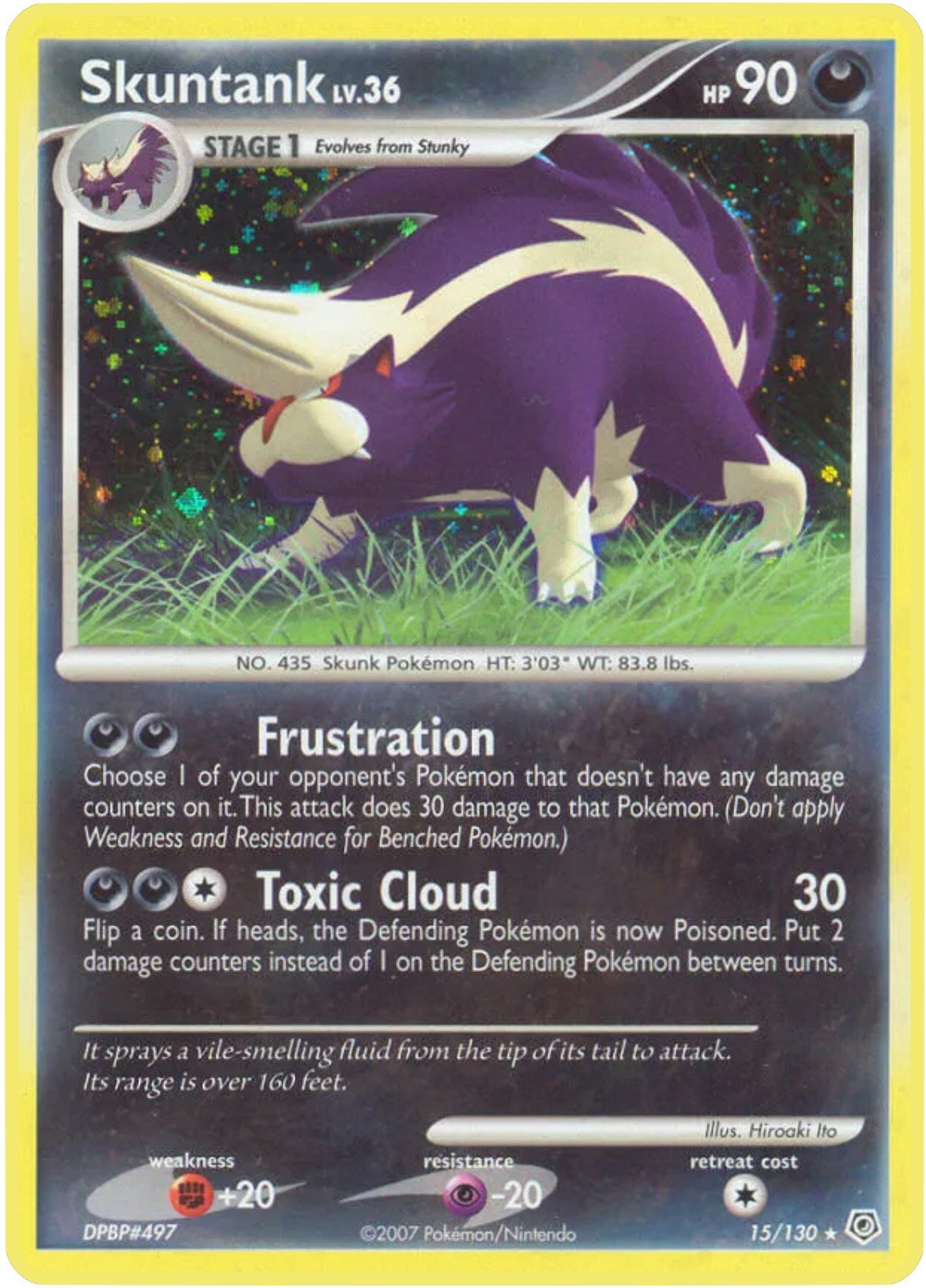 Image for Skuntank (15/130) (Diamond and Pearl) - Pokemon